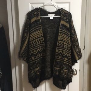 Adrienne Vittadini poncho sweater